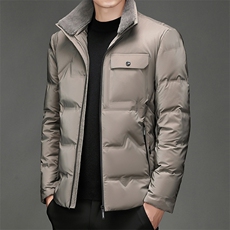 CK78190钱塘2020-2冬季厚款新款时尚休闲百搭中年男士羽绒服P195，男装羽绒服，钱塘207-2