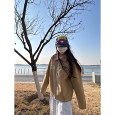 刺绣工装夹克外套女学生韩版宽松春秋新款休闲情侣上衣HH9368P67，男装夹克，星座1013-5