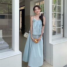 夏装大量现货！吊带上衣仙气两件套2C133-8933P135K188，女装套装/套裙，2C133