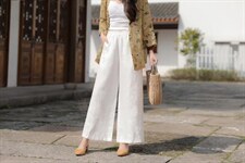 纯苎连衣裙小衫裤子裙子衬衣 时尚风 风淑女风休闲风，女装连衣裙，川哲