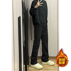 B221美式ins高街加绒加厚牛仔裤LK23010-P60控78加绒P70控98，男装牛仔裤，电商B221