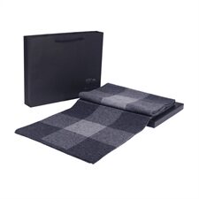 B1045加厚韩版羊毛围脖礼盒装山羊绒围巾男冬季羊绒保暖围巾，围巾手套帽子，星座510A-1