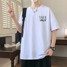 夏季男短袖t恤高品质多工艺发泡印大码T恤衫HF8355-P34，男装T恤，星座1206（原A206）