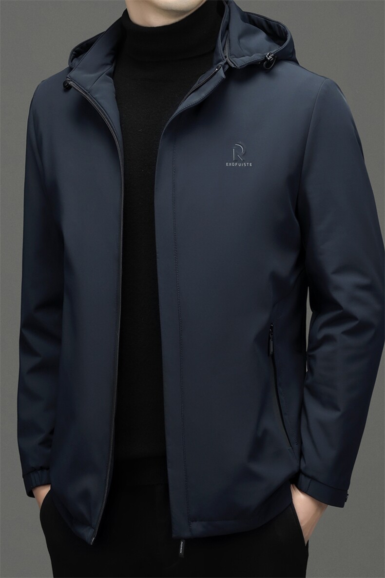 CA101022671钱塘2020-2冬季厚款保暖连帽中年男士羽绒服P210,男装羽绒服,钱塘207-2