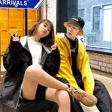 709-JK32-P9520秋款港风大口袋工装外套情侣宽松休闲连帽夹克，男装夹克，星座709