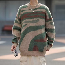 B301P48秋冬新款男女同款宽松毛衣外套男装上衣，男装针织衫/毛衣，星座512-6