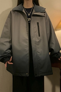 1中性山系防水冲锋衣渐变色夹克男：聚酯纤维JK77088P85控128图片