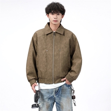 得物二开简约经典高级休闲百搭潮夹克外套男2025秋季JK1243-P90，男装夹克，星座1103-3