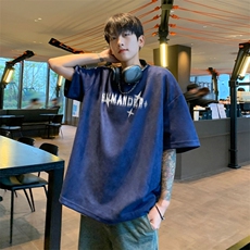 量大优供视频重磅麂皮绒短袖T恤男JPDX209-特P19，男装T恤，电商B367