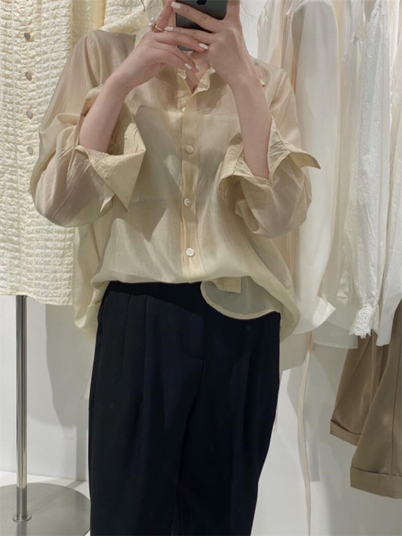 防晒衬衫，女装衬衫，驿谷