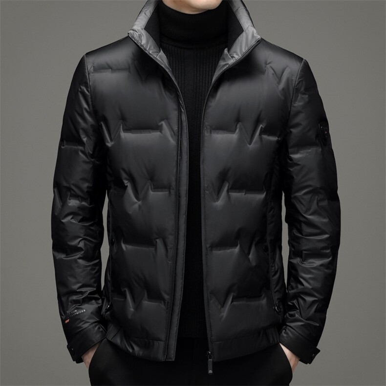 羽绒服男冬季2023新款中年男式加厚鸭绒外套爸爸冬装YLS2105-P260,男装羽绒服,电商B212（原钱塘6029）