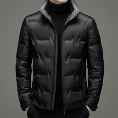 羽绒服男冬季2023新款中年男式加厚鸭绒外套爸爸冬装YLS2105-P260，男装羽绒服，电商B212（原钱塘6029）