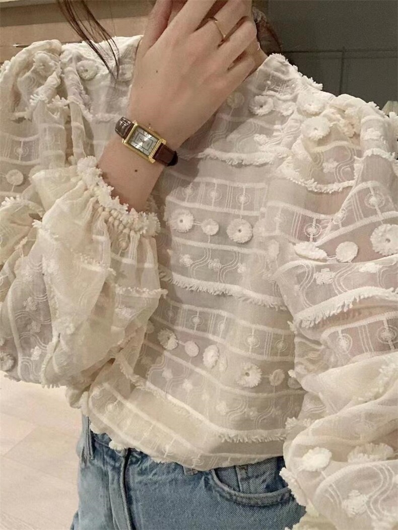 刺绣小衫百搭气质，其它，欧妮卡蒂蔓