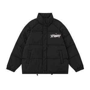 白底23冬季时尚百搭宽松字母印花棉服外套TPMY63703特批P75控128图片