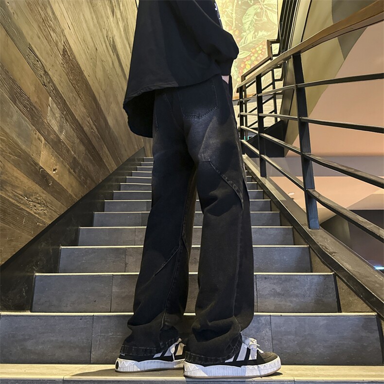 设计松紧腰牛仔裤男直筒B342-Z400-P50控68,男装牛仔裤,电商B342