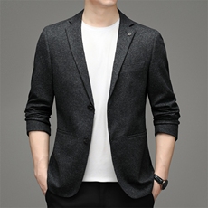 秋冬季男士中年西装外套男爸爸装西服上衣男士休闲外套MY818-P180，男装西服，电商B212（原钱塘6029）