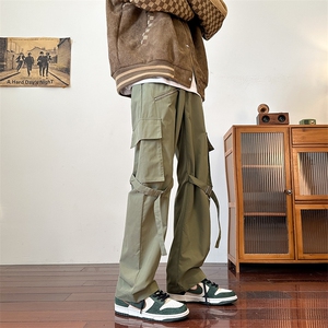 美式机能风冲锋裤男春秋季潮牌ins休闲运动长裤工装裤 K5217-P40图片