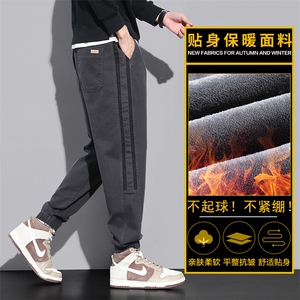 潮牌工装男士休闲裤秋冬加厚宽松束脚运动长裤Z8889-P40/加绒P48图片