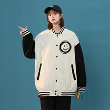 中性风春秋季情侣棒球服男女休闲夹克女时尚外套男BQF265-P50，男装夹克，电商B371