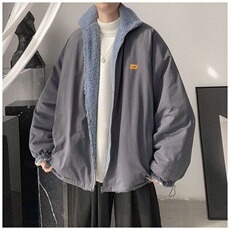 1506-1/GG370/P54两面穿外套男冬季棉棉服保暖青少年棉袄潮1，男装棉衣，星座1506A