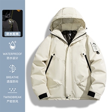 石墨烯冬季男士冲锋衣加棉加厚棉服户外棉袄棉衣A266-MY8015-P75，男装夹克，电商A266