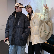 立领棉衣男女印花棉服新款冬装棉袄面包服外套3354-P70控108，男装棉衣，星座207