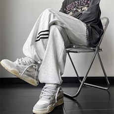 男抽绳束脚条纹休闲运动裤BK06P36，男装休闲裤，星座1116-2