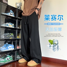 特批P40无差价夏季潮流复古天丝莱赛尔冰氧吧凉感牛仔裤男K5623，男装休闲裤，电商A001