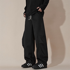 美式弯刀阔腿裤日系复古微喇休闲裤xz405-K2005-p5069.9，男装休闲裤，星座405