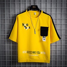 棉新款潮流百搭男士短袖T恤宽松半袖男体恤DT01P30，男装T恤，电商A086