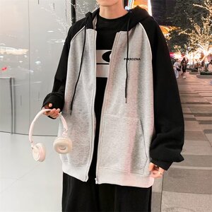 F482P37春秋男女同款新款卫衣男生衫时尚宽松外套图片