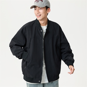 春季新款现货宽松棒球服男休闲简约百搭潮流夹克上衣外套6605-P55图片