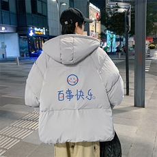 MY16183-P100加厚加绒连帽棉衣男大码棉服男面包服男，男装棉衣，电商A040