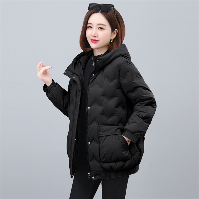 2023冬季新款时尚女装连帽羽绒服保暖轻薄显瘦外套,女装羽绒服,依恋蒂丝