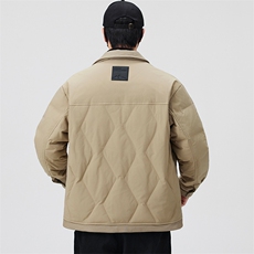 口罩风新标90白鸭绒2025潮流时尚拼接羽绒服男YR6062-P200，男装羽绒服，电商D240-242