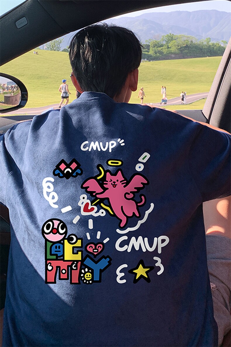 量大优供视频重磅麂皮绒短袖T恤男JPDX244-特P19,男装T恤,电商B367