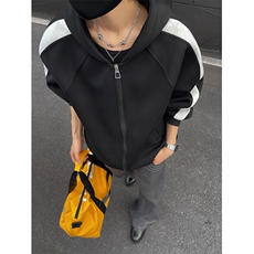重磅拼色男女连帽卫衣特P60M-3XL，男装卫衣，电商B325