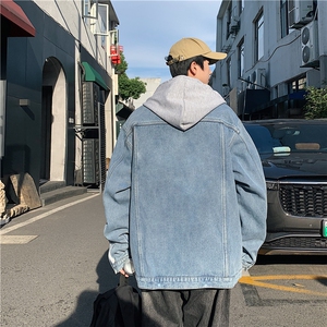 JK668J-P95-限价138 M-5XL 现货连帽加绒羊羔毛牛仔棉服cityboy图片