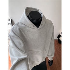 重磅拼接500克结构板连帽卫衣撞色加绒奥粒绒外套潮RH5323JR-P57，女装短外套，星座610B-1