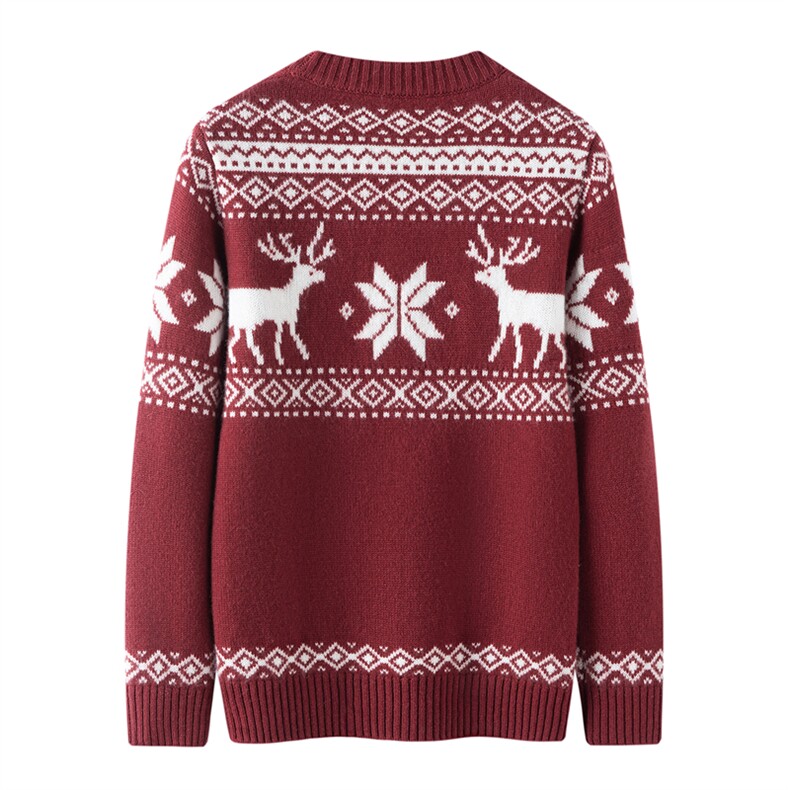 春秋冬男女通用费尔岛2025新款，童装儿童羊绒衫，奥赛羊绒童装