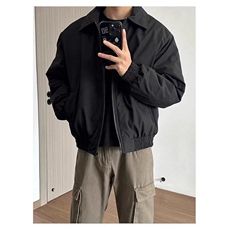 美式飞行服夹棉夹克男款cleanfit痞帅翻领短款行政外套YJ15-P70，男装夹克，星座1001-1