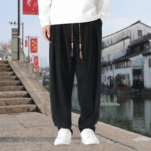男士休闲裤灯芯绒长裤宽松灯笼裤哈伦裤裤   XZ1512-2520-P50图片