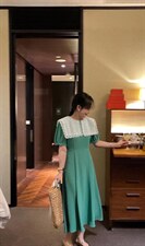 2022夏季连衣裙，女装连衣裙，贻思茗