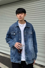 2025春款港风男士复古水洗宽松休闲牛仔夹克外套JK03-P78-控108，男装夹克，星座1004-3