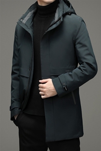 BZ8955K帽子内胆可脱卸商务精品90鸭绒羽绒服主推长期款图片