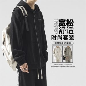 连帽开衫卫衣外套运动时尚潮流美式拉链帽衫上衣KW901-特批-131图片