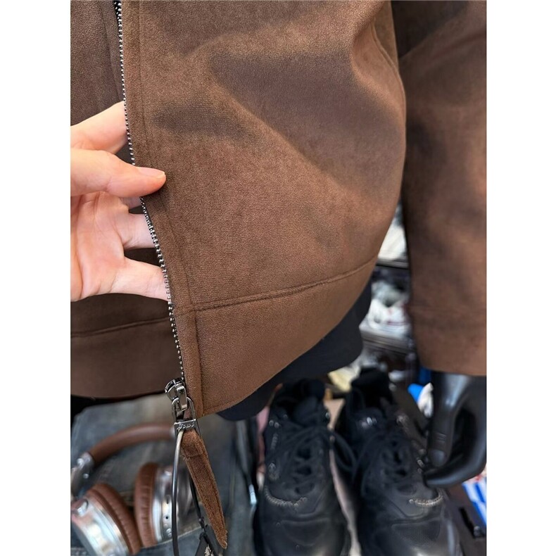 ZY217-P74美式高街痞帅夹克男秋美拉德复古显肩宽外套,男装夹克,电商B323A
