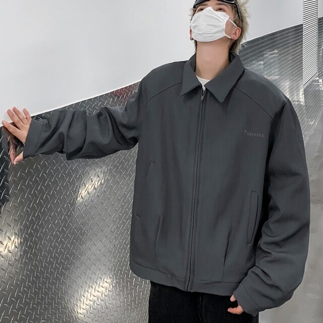 2024美式高街垫肩工装飞行员夹克男痞帅潮牌百搭外套HY769/P75,男装夹克,星座506