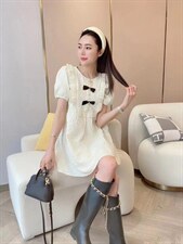 068连衣裙，女装连衣裙，Mokou陌扣