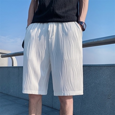 黑色2023夏装精神小伙五分裤男青年运动短裤汉滩裤DK26-P35,控58，男装休闲裤，电商A108